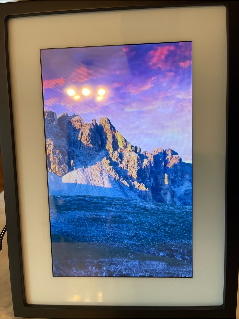Skylight 10” Black Digital Picture Frame - Picture 3 of 6